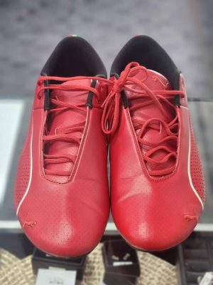 MENS RED PUMA SHOES (FERRAI) #GN