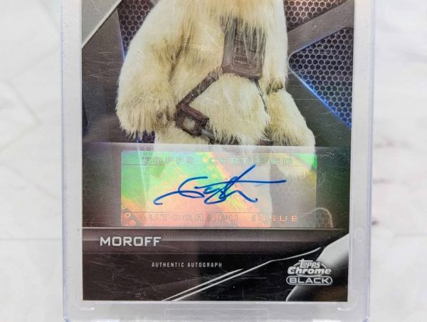 Topps Chrome Black Moroff Autograph Card - BP390994-4 - Image 4