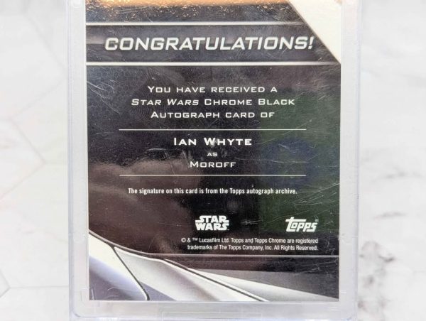 Topps Chrome Black Moroff Autograph Card - BP390994-4 - Image 7