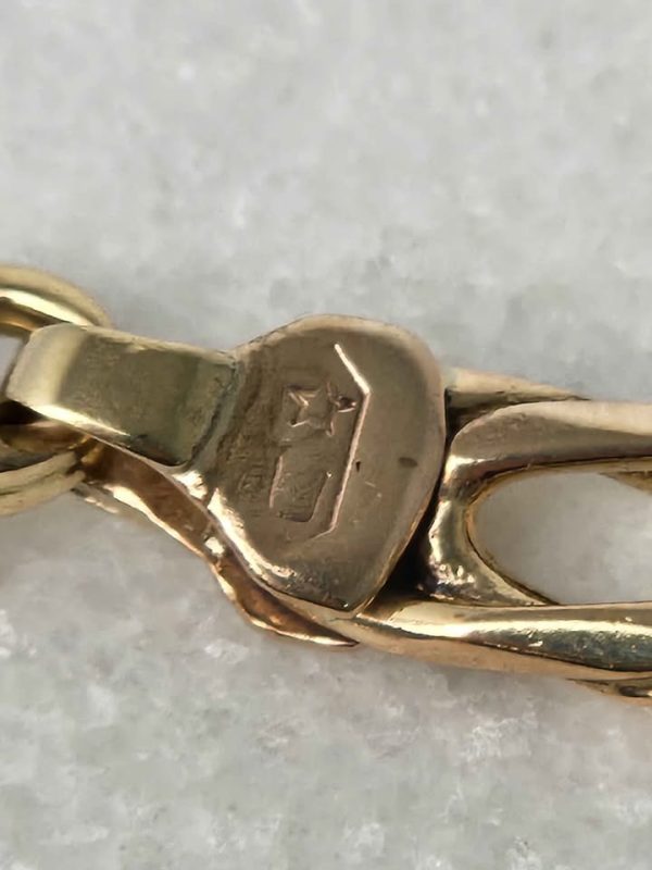 9CT YELLOW GOLD BRACELET #GN370811 - Image 8
