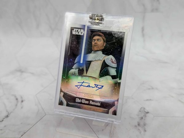 Topps Star Wars James Arnold Taylor as Obi-Wan Kenobi Autograph Card - BP390993-4