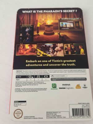 NINTENDO SWITCH GAME (TINTIN CIGARS OF THE PHARAOH) #GN394910