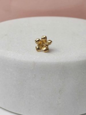 UNISEX 9CT GOLD FLOWER PENDANT #GN390910
