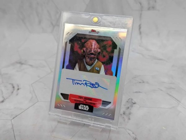 Topps Finest Star Wars Tim Rose as Admiral Ackbar Autograph Card - BP390993-13