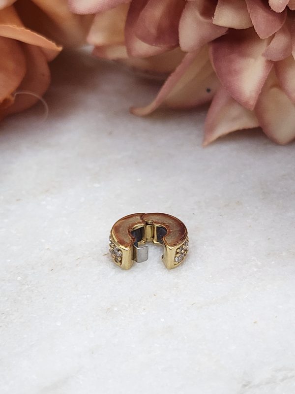 Pandora Clear Stone Gold Plated Spacer Charm - IP389463-2 - Image 2