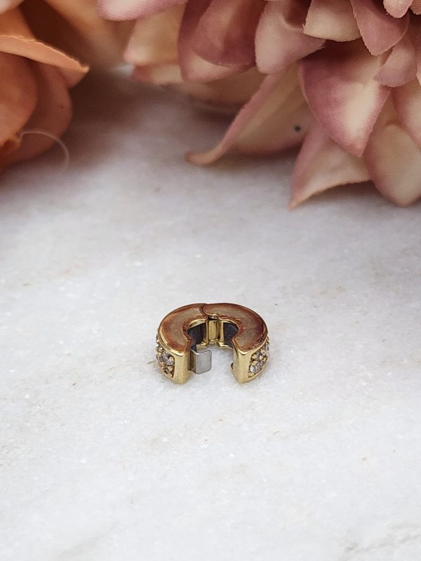 Pandora Clear Stone Gold Plated Spacer Charm - IP389463-2 - Image 9