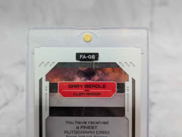 Topps Finest Star Wars Gary Beadle as Clem Andor Autograph Card (91/99) - BP390993-8 - Image 6