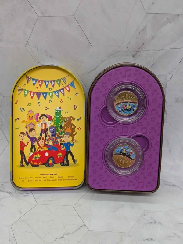 Wiggles 2021 30c 2-Coin Set With Juke Box Case - BP392933 - Image 3