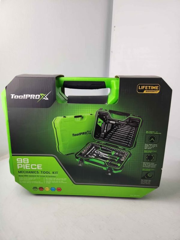 TOOLPRO MECHANICS TOOL KIT (98 PIECES) #GN391038 - Image 8
