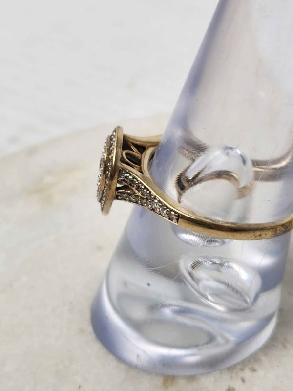 9CT YELLOW GOLD RING #GN390014 - Image 2