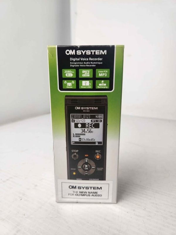 OM SYSTEM VOICE RECORDER (WA-883) #GN389888 - Image 9