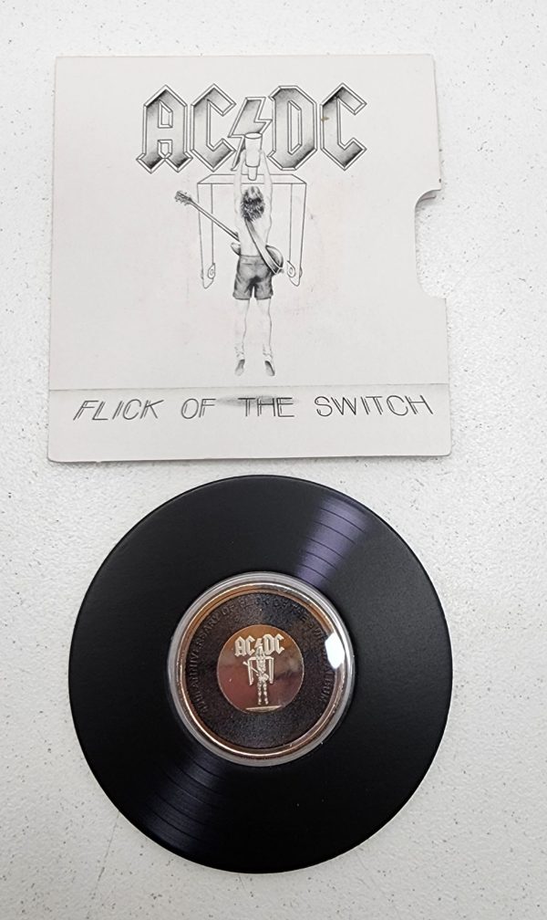 Set of 4 ACDC Uncirculated Collectable C0ins - IP390348 - Image 18