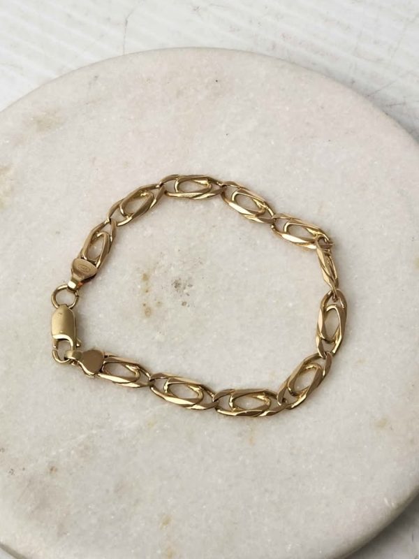 9CT YELLOW GOLD BRACELET #GN370811 - Image 6