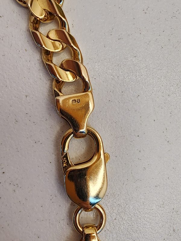 Unisex 10CT Yellow Gold Necklace - IP386457 - Image 8