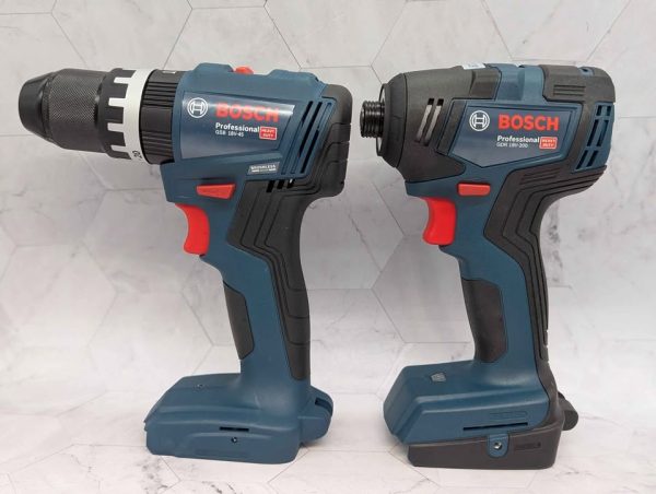 Bosch 18V Drill & Impact Driver Kit w/ 3 x Batteries - BP391280 - Image 2