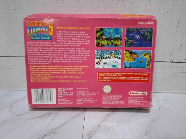 DONKEY KONG COUNTRY 3 NINTENDO GAME *NO MANUAL, NO INSERT* TW388806-41 - Image 10