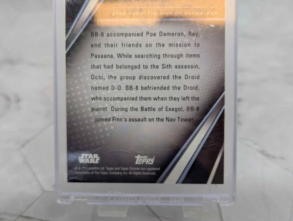 Topps Chrome Black Star Wars BB-8 Card (4/5) - BP390993-1 - Image 7