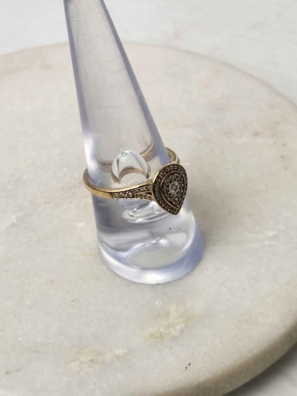 9CT YELLOW GOLD RING #GN390014 - Image 5