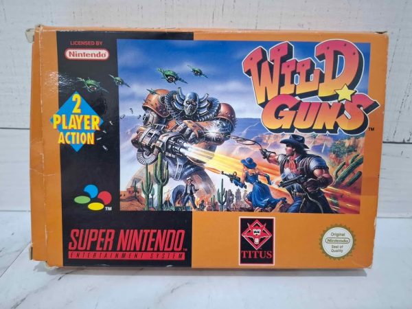 WILD GUNS  NINTENDO GAME *NO MANUAL* TW391645-71