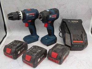 Bosch 18V Drill & Impact Driver Kit w/ 3 x Batteries - BP391280