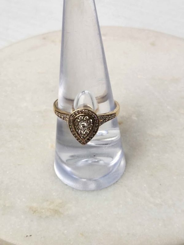 9CT YELLOW GOLD RING #GN390014 - Image 4