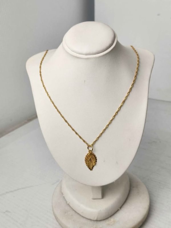 21CT YELLOW GOLD NECKLACE #GN385209 - Image 10