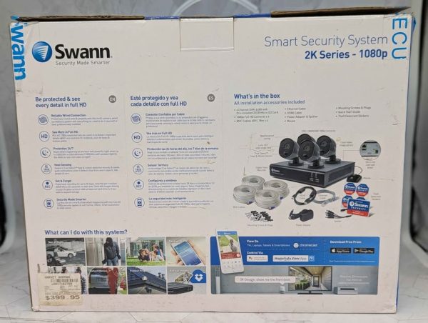 Swann 2K 1080p Smart Security System (SWDVK-444804BV) - BP380309 - Image 3