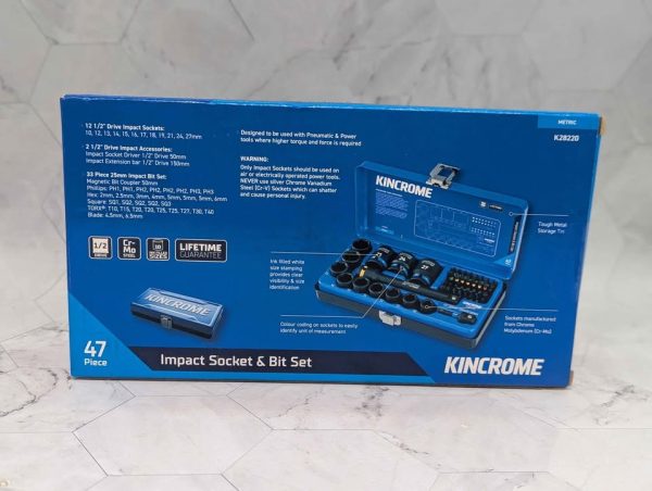 Sealed Kincrome 47pce Impact Socket & Bit Set - BP392407 - Image 3