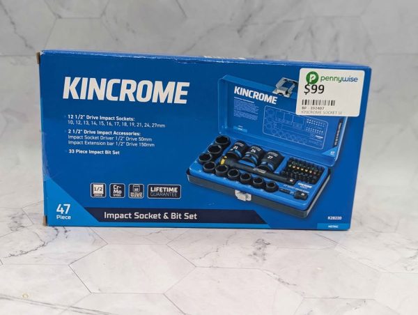 Sealed Kincrome 47pce Impact Socket & Bit Set - BP392407 - Image 2