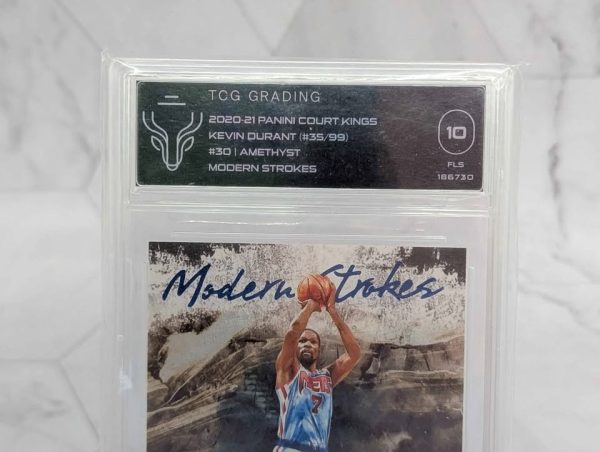 TCG Graded 2020-21 Panini NBA Court Kings Kevin Durant Card (10) - BP391384 - Image 3