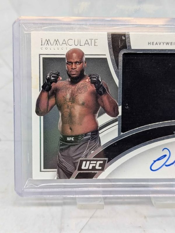 Panini 2022 UFC Immaculate Collection Derrick Lewis Autograph/Memorabilia Card (80/99) - BP391094 - Image 3