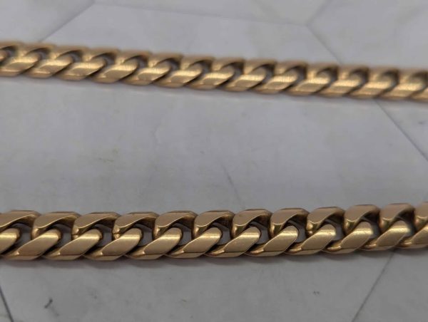 9ct Yellow Gold Curblink Chain (74.6gms) - BP393705 - Image 4