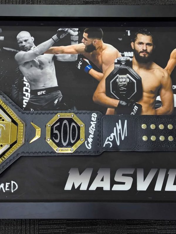 Framed UFC Jorge Masvidal Autographed Belt Memorabilia - BP391468 - Image 5