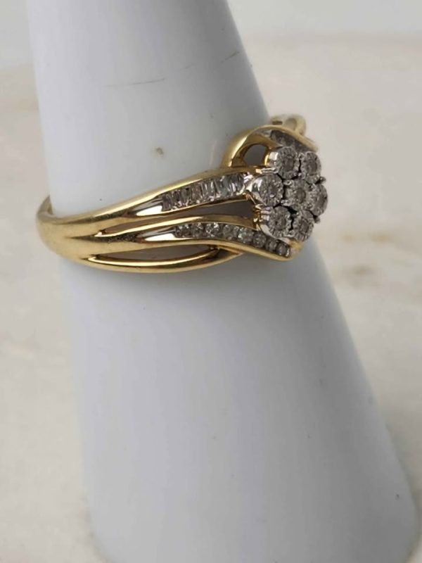 9CT YELLOW GOLD RING #GN390564 - Image 11