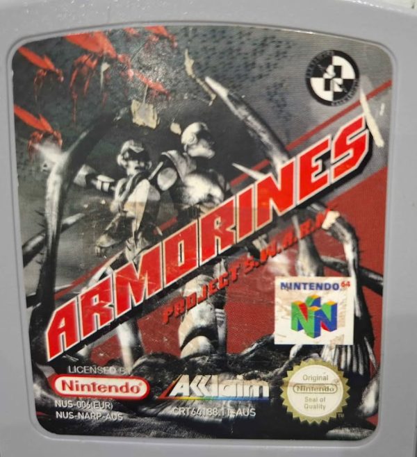 ARMORINES NINTENDO GAME *NO MANUAL, NO BOX* TW391645-23 - Image 2