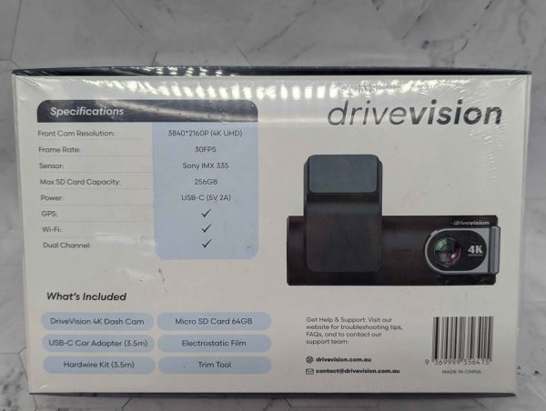 Drivevison 4K DashCam & 2K Rear Cam Bundle - BP395238 - Image 5