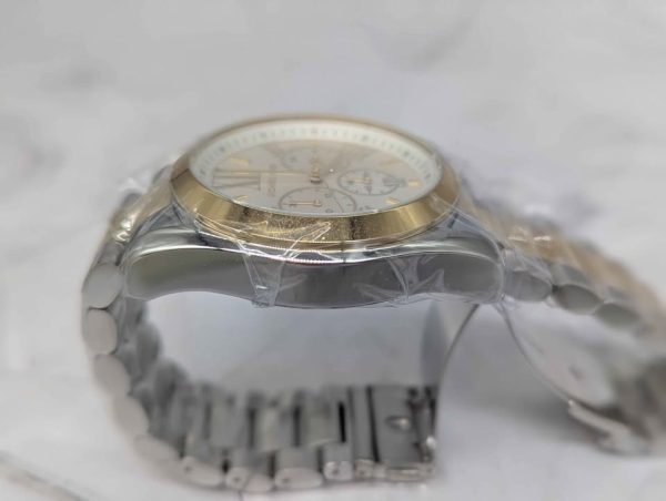 Michael Kors Bradshaw Silver Two Tone Chronograph Watch (MK-5627) - BP389911 - Image 4