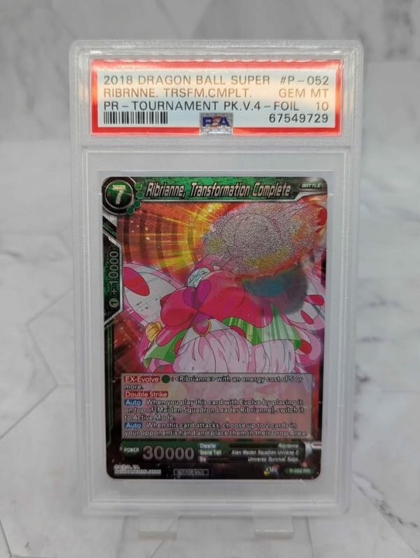 PSA Graded 2018 Dragon Ball Ribrianne, Transformation Complete Card (Gem Mint 10) - BP390991 - Image 2