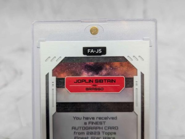 Topps Finest Star Wars Joplin Sibtain as Brasso Autograph Card - BP390993-12 - Image 6