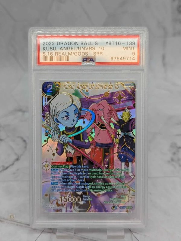PSA Graded 2022 Dragon Ball Kusu, Angel of Universe 10 Card (Mint 9) - BP390991-3 - Image 2