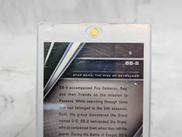 Topps Chrome Black Star Wars BB-8 Card (4/5) - BP390993-1 - Image 6