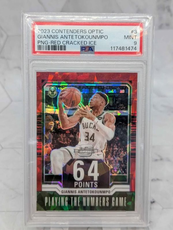 PSA Graded 2023 NBA Giannis Antetokounmpo Card (Mint 9) - BP391382 - Image 2