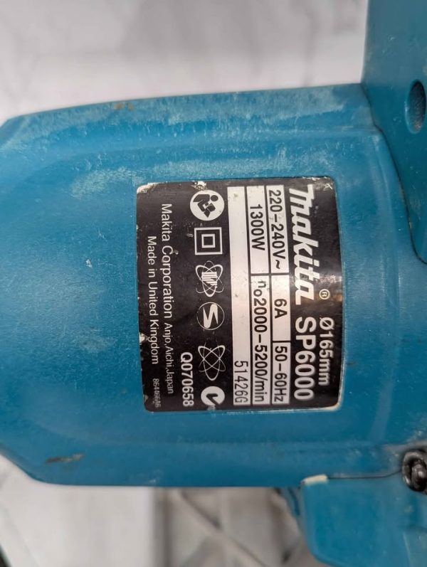 Makita 165mm Plunge Cut Circular Saw (SP6000) - BP352122 - Image 5