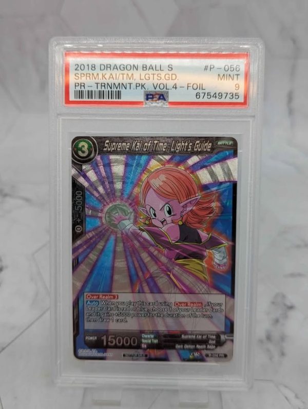 PSA Graded 2018 Dragon Ball Supreme Kai of Time, Light's Guide Card (Mint 9) - BP390991-4 - Image 2