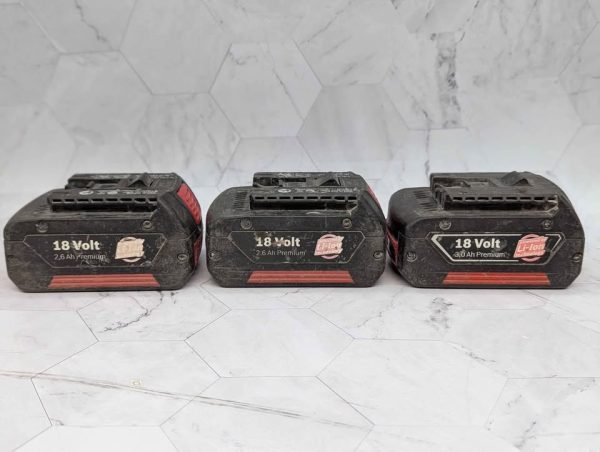 Bosch 18V Drill & Impact Driver Kit w/ 3 x Batteries - BP391280 - Image 6