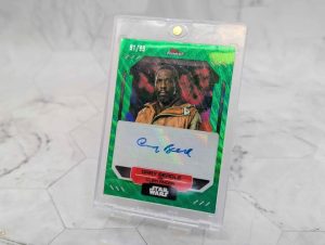 Topps Finest Star Wars Gary Beadle as Clem Andor Autograph Card (91/99) - BP390993-8