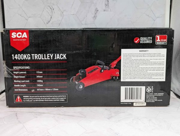 Sealed SCA 1400Kg Trolley Jack - BP393230 - Image 4