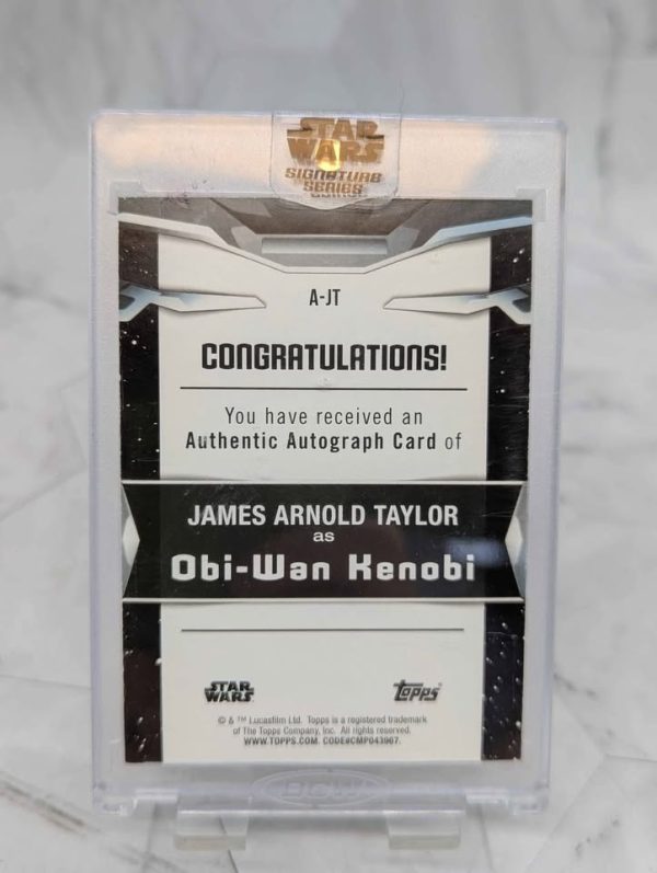 Topps Star Wars James Arnold Taylor as Obi-Wan Kenobi Autograph Card - BP390993-4 - Image 5