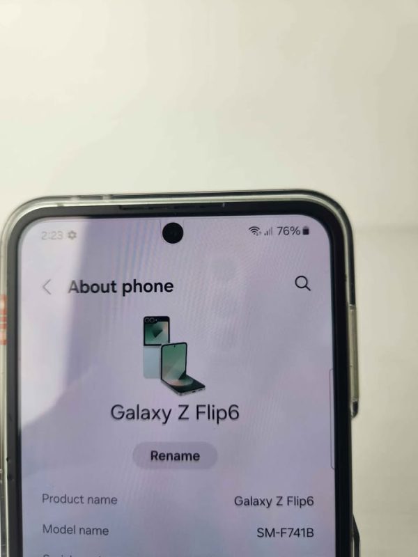 SAMSUNG GALAXY Z FLIP6 MOBILE PHONE #GN391646 - Image 13