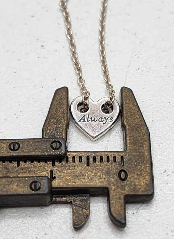 Pandora Sterling Silver Matching Engraved Heart Necklaces - IP391635 - Image 16